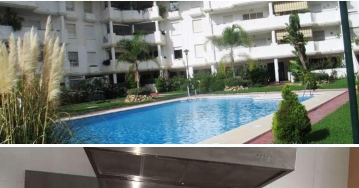 Carihuela Beach Pool Garage Wifi Torremolinos Bagian luar foto